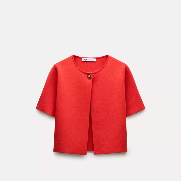 Zara Tops - Zara Red Set Tank and Jacket